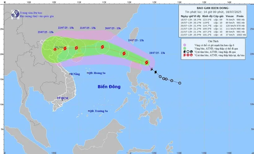 Tin bão WIPHA mới nhất: Giật cấp 11, di chuyển nhanh, dự báo ảnh hưởng trực tiếp đất liền nước ta
