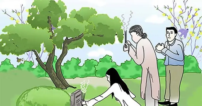 Sự khác biệt giữa những người thường xuyên đến thăm mộ và những người không đến là gì?