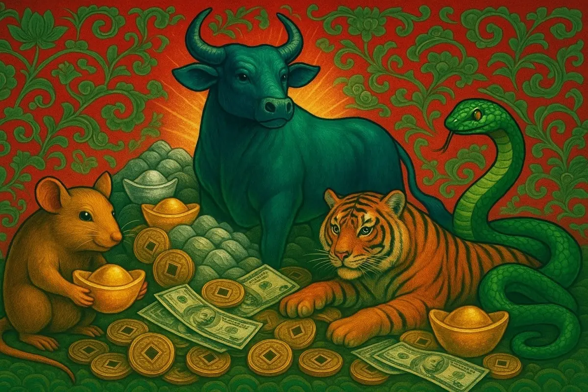 Cuối năm vượng phát: 4 con giáp làm đâu thắng đó, tài lộc hốt bạc đầy tay, số 2 tiền thưởng cầm không xuể