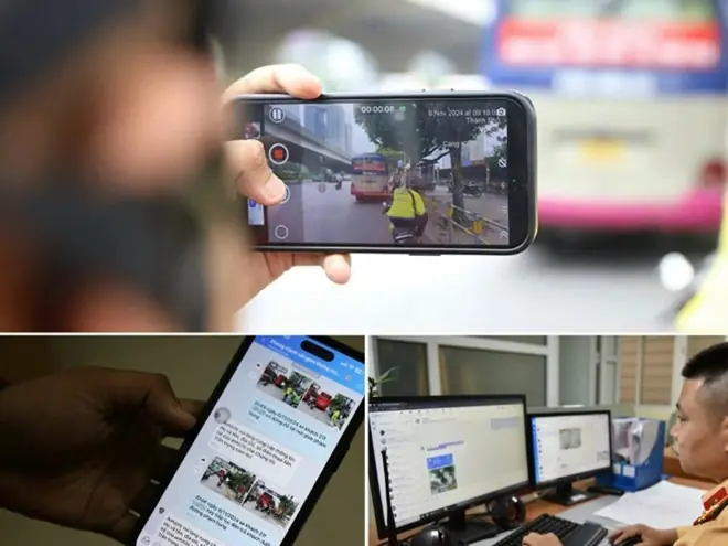 Đang lấy ý kiến quy định chi 5 triệu cho người cung cấp hình ảnh vi phạm giao thông