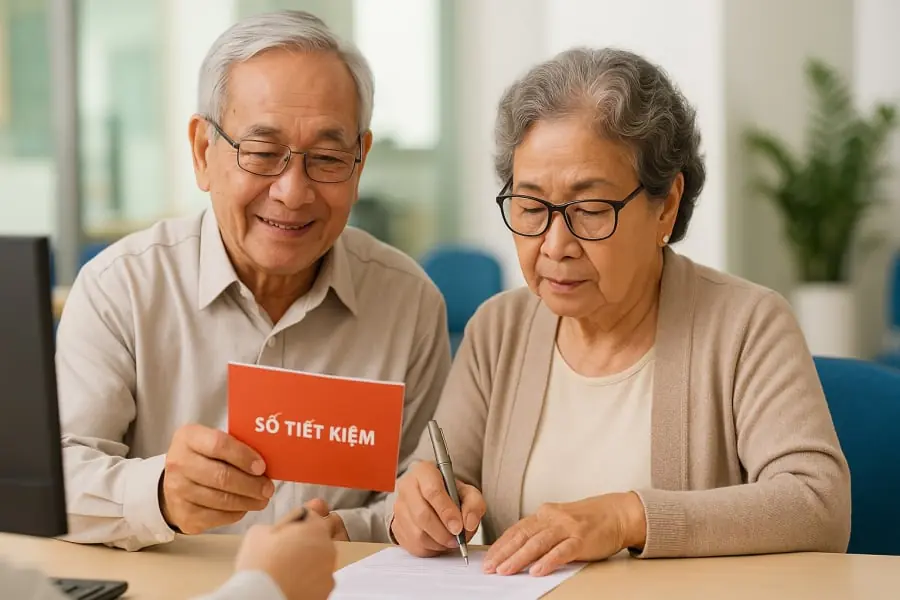 Người cao tuổi gửi tiết kiệm ngân hàng: Đừng quên 5 nguyên tắc vàng để không mất tiền oan