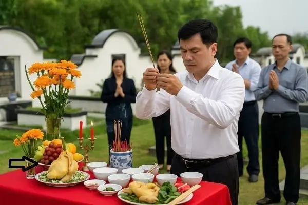 Ra mộ mang tứ quả thắp hương, nhà sẽ không gặp tai ương, "tứ quả" là quả nào?