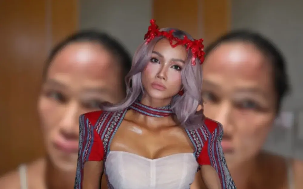 H'Hen Niê gặp sự cố khiến gương mặt biến dạng đến mức khó nhận ra