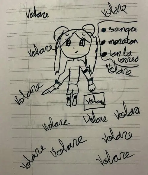 Cô bé 11 tuổi vẽ tranh trong vở bài tập, vừa nhìn thấy giáo viên đã lập tức báo cảnh sát👇