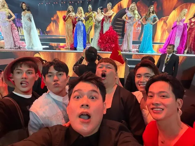 Dàn sao Việt sang Thái ủng hộ Hương Giang: Khí thế hừng hực trước thềm Chung kết Miss Universe!