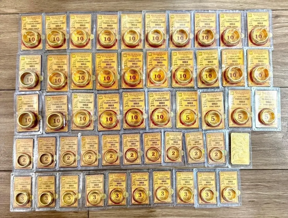 Giá vàng miếng lập kỷ lục