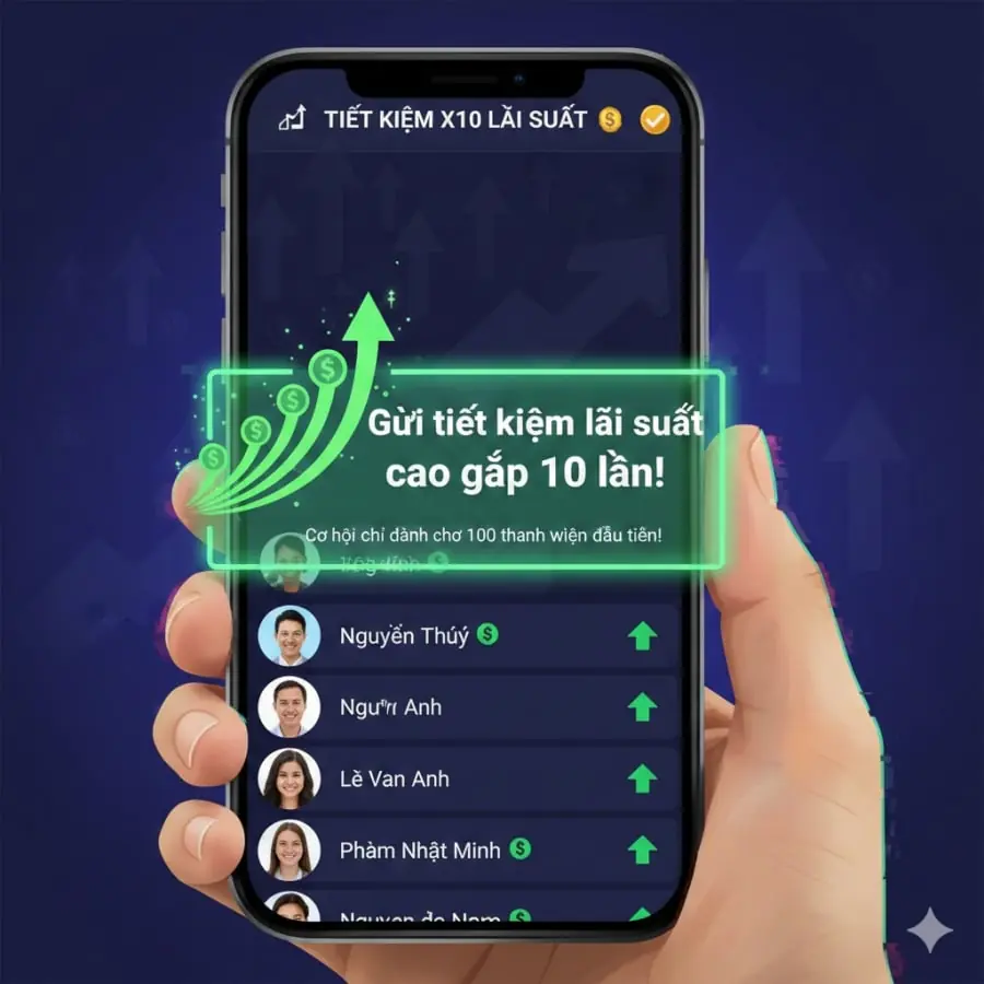 Thủ đoạn lừa gửi tiết kiệm siêu tinh vi: Tiền tăng trên màn hình, thực tế bốc hơi