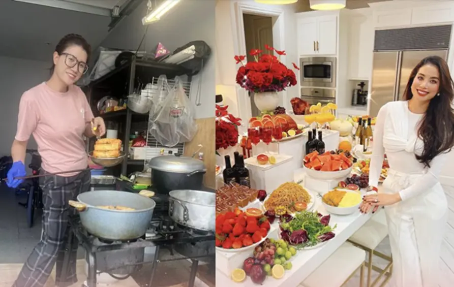 Phạm Hương đăng bàn tiệc Lễ Tạ ơn rực rỡ trong biệt thự 1000m2 tại Mỹ, khoe cuộc sống viên mãn ở trời Tây