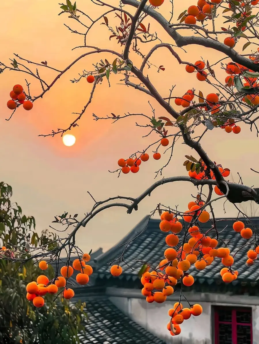 Vì sao người xưa nói: phía Đông trồng lựu là vàng, phía Tây trồng hồng là bạc?