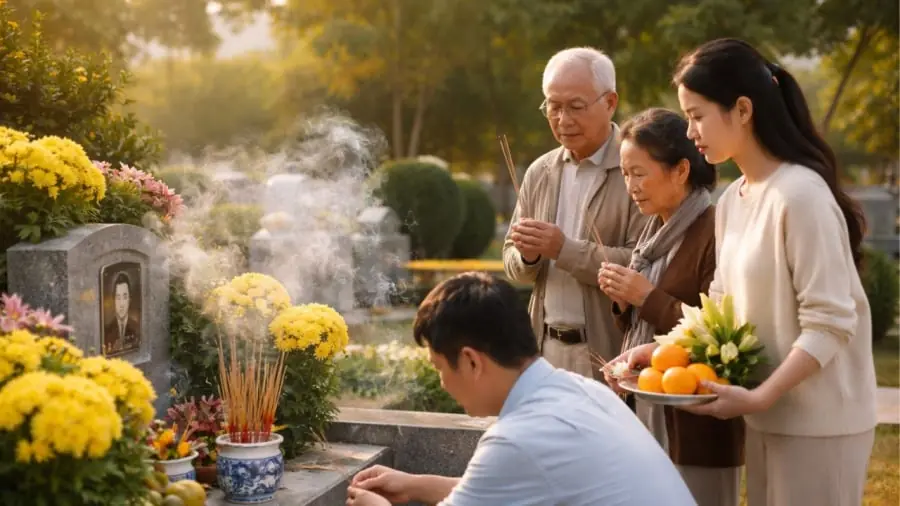 Người xưa dặn 3 người không đi Tảo Mộ cuối năm, Gia Đạo yên ấm, tránh xáo trộn vận khí
