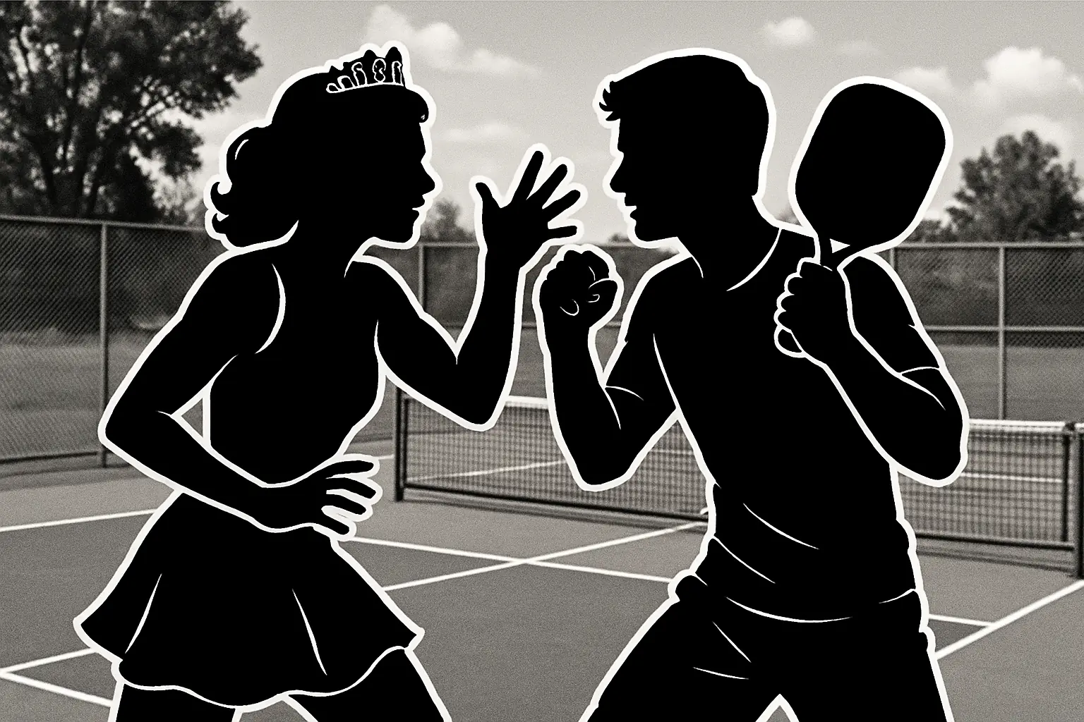 Chấn động: Hoa hậu Vbiz ẩu đả hot boy trên sân pickleball, bóng đi đường bóng nhưng vợt đi vào mặt!