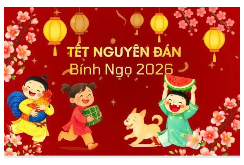 Lịch nghỉ Tết âm lịch Bính Ngọ 2026