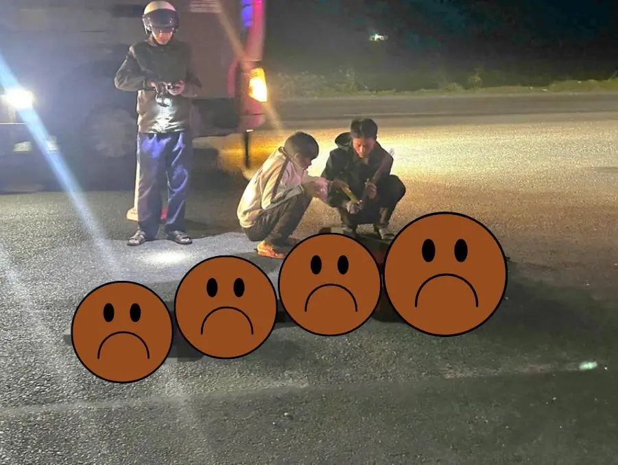 1 thithe nam giới không còn nguyên vẹn trên Quốc lộ 1A